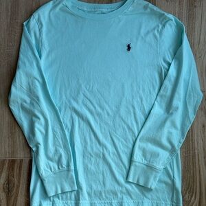 Polo by Ralph Lauren Blue/turquoise Long Sleeve Tee
